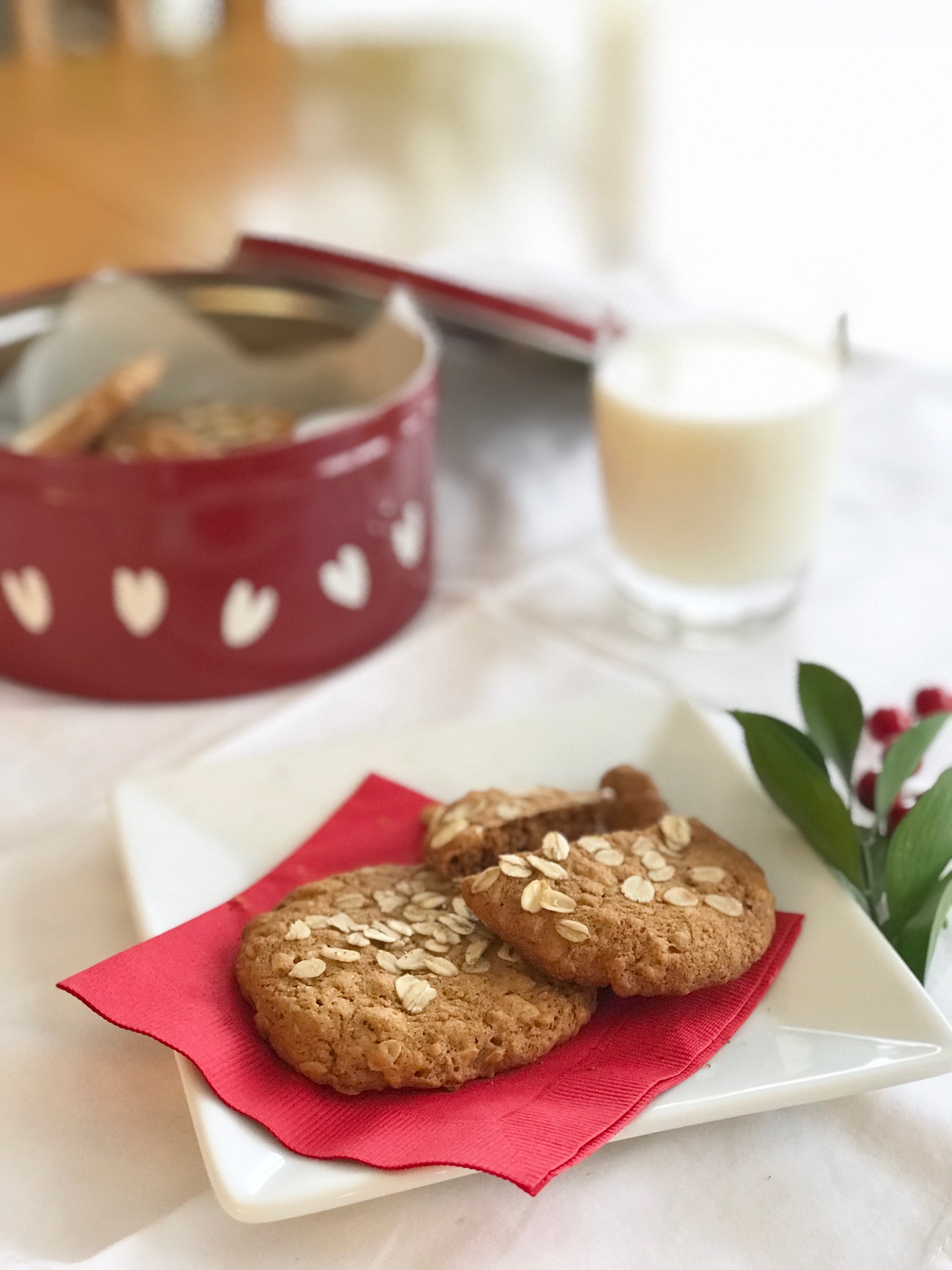 Ginger Molasses Oat Cookies Gina Sunderland MSc. RD Registered